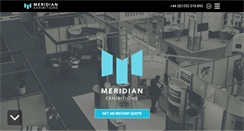 Desktop Screenshot of meridianexhibitions.co.uk