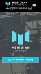 Mobile Screenshot of meridianexhibitions.co.uk